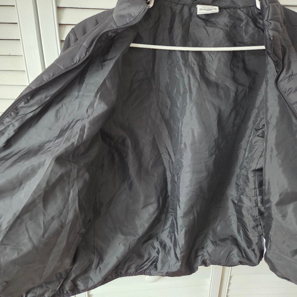 Women's PINK Victoria's Secret Black Puffer Jacket L - Picture 8 of 11